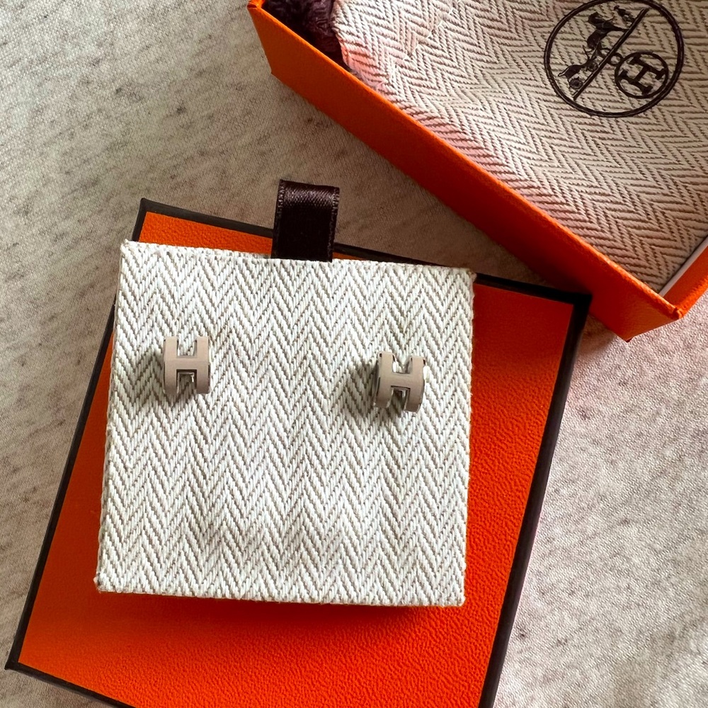 Hermès mini pop h earrings